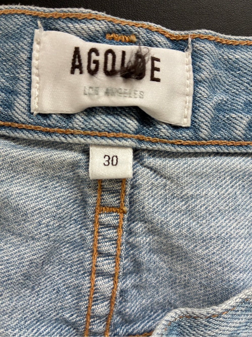 Agolde Arc Crossover Jeans Light Denium - Picture 4 of 7